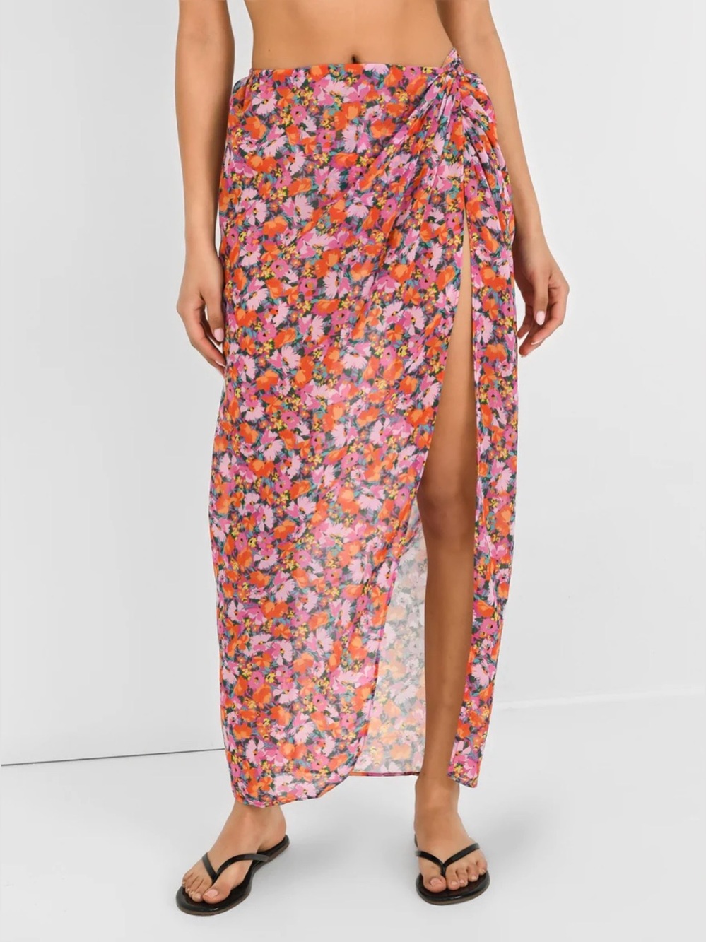 L SPACE Women's Printed Mia Cover-Up Medium NWOT